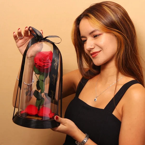 Fabulosa Rosa Encantada Vermelha