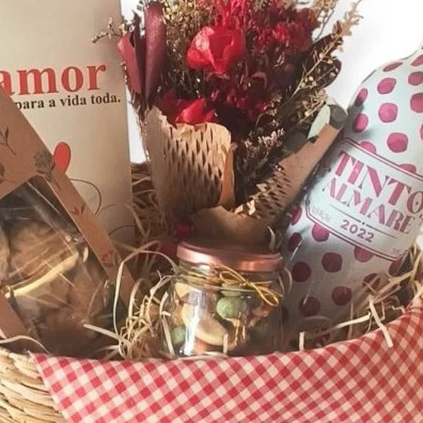 Kit Especiarias Vinho Com Flores