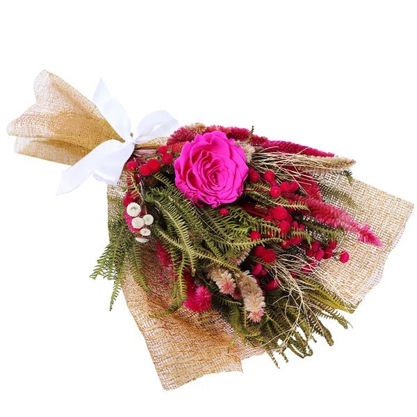 Buquê de Rosa Encantada Pink Singular