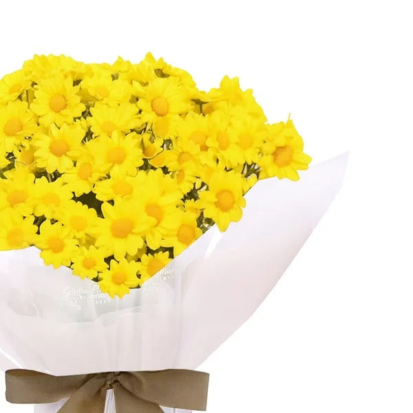 Mini Vaso de Margaridinhas Amarelas