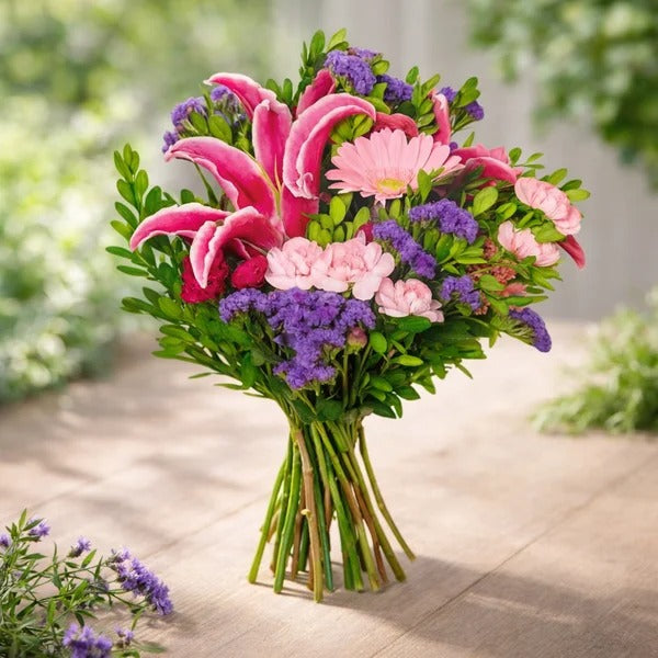 Ramalhete de Mix de Flores Colorir