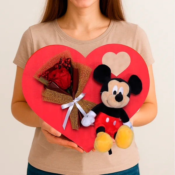 Mimos do Coração Pelúcia Mickey P