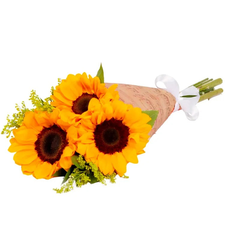 Buquê Partitura Girassol