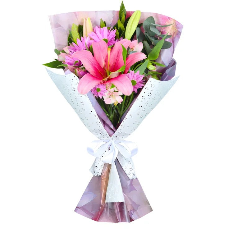 Buquê Clássico da Estação Cor de Rosa