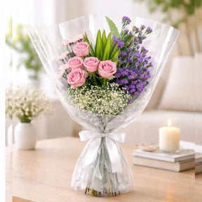 Buquê de Flores Lilás Majestade