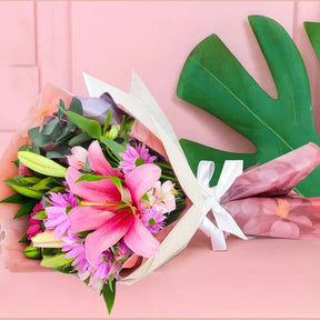 Buquê Clássico da Estação Cor de Rosa